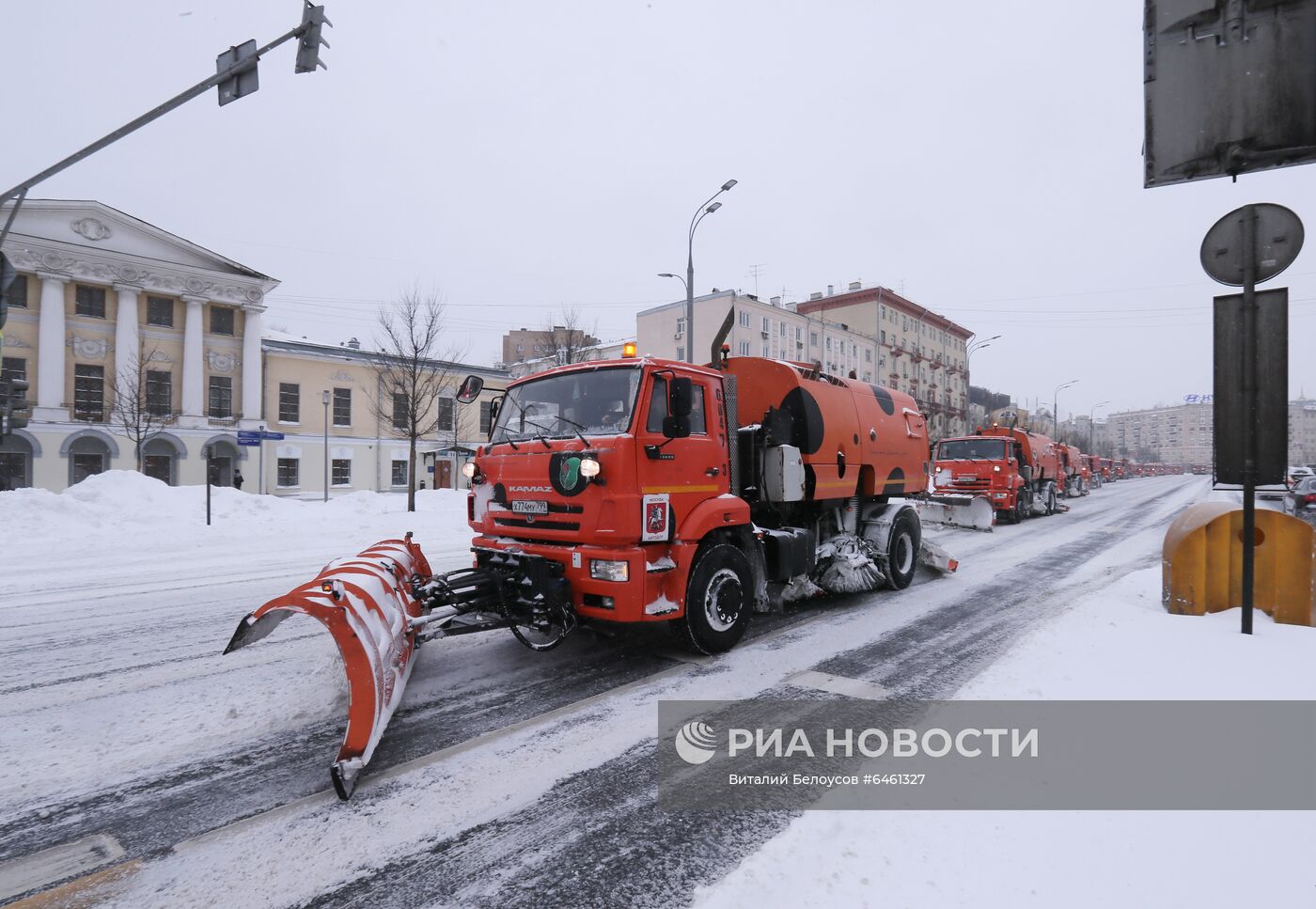 Снегопад в Москве