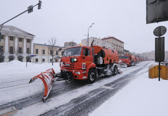 Снегопад в Москве