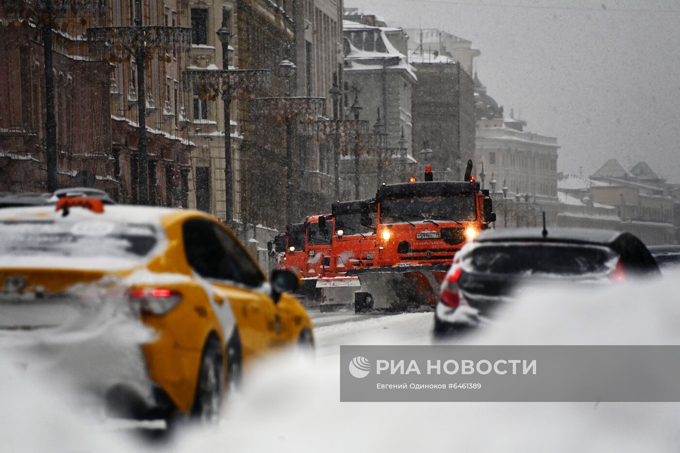 Снегопад в Москве