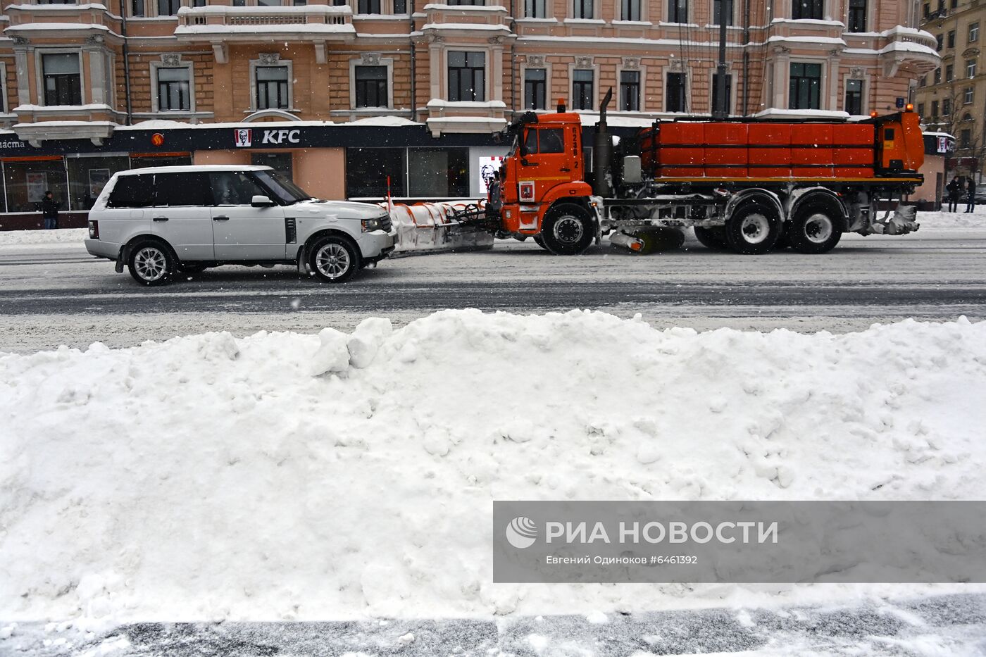 Снегопад в Москве