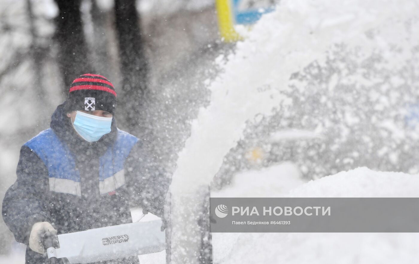 Снегопад в Москве