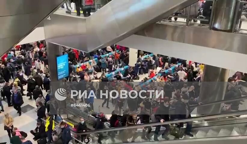 Снегопад в Москве 