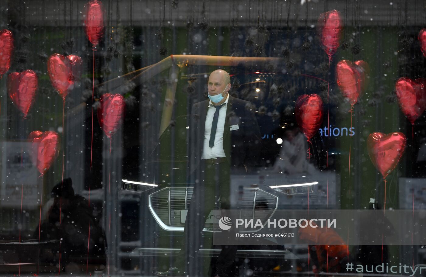 Снегопад в Москве