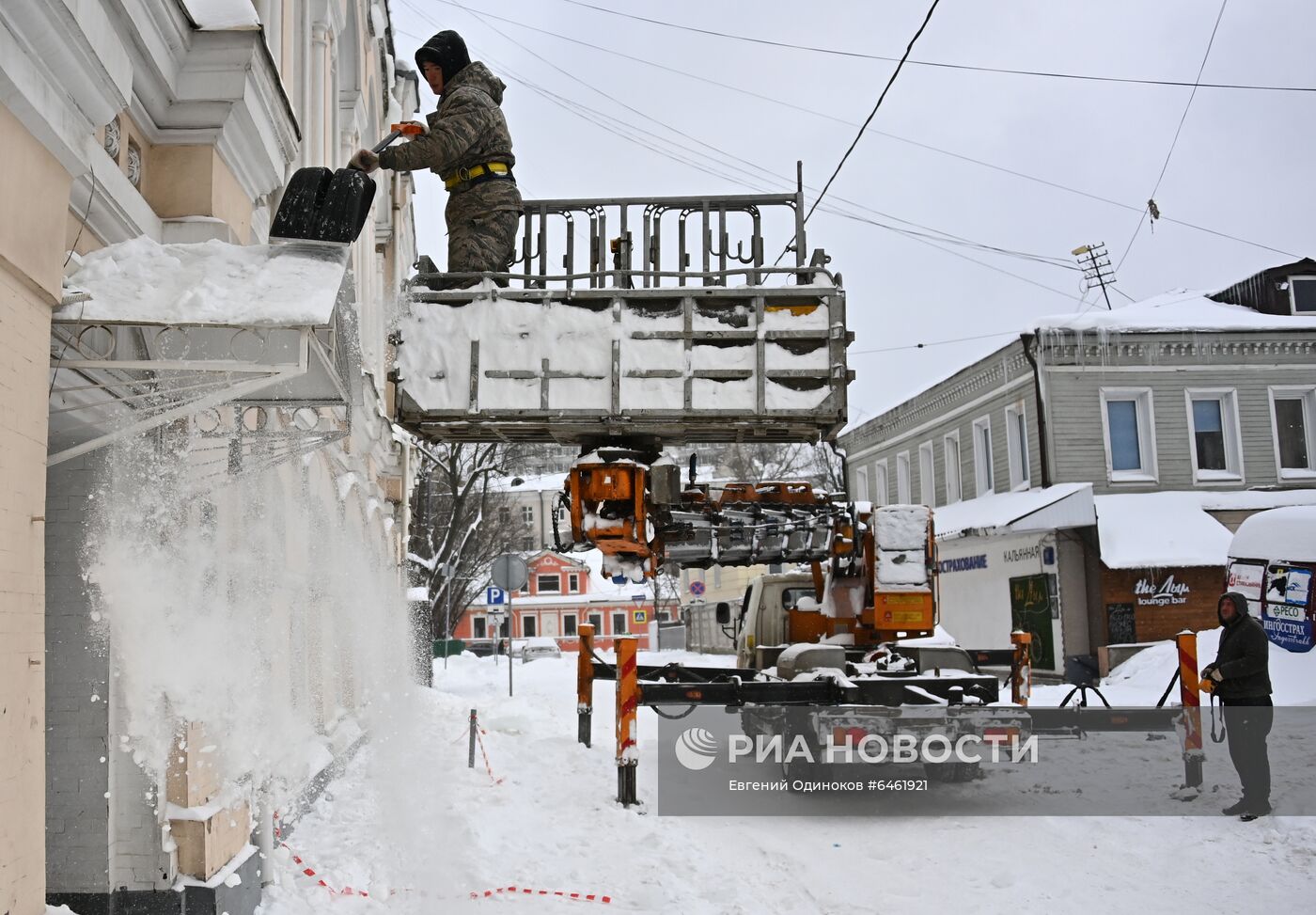 Снегопад в Москве