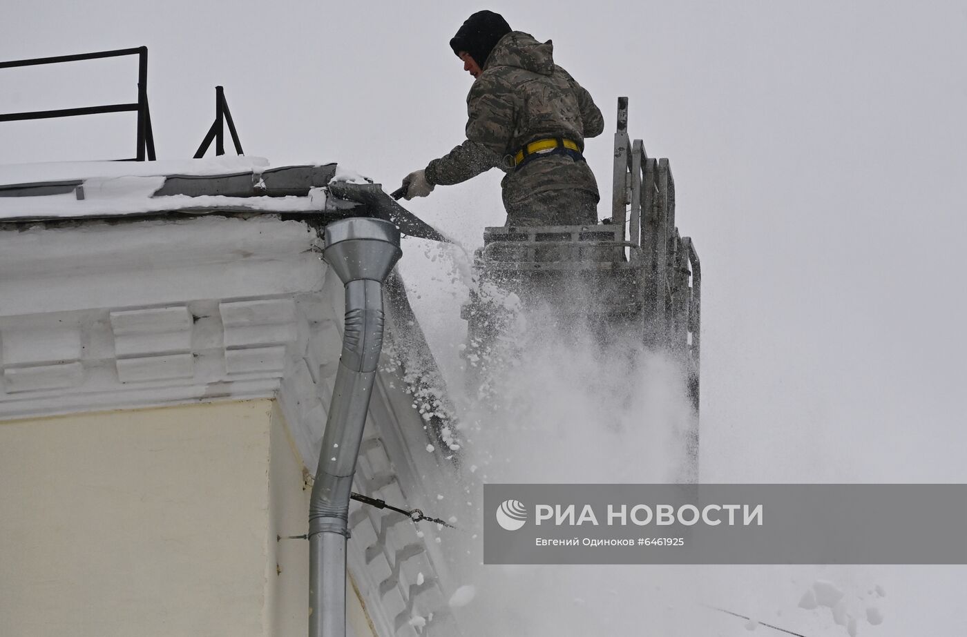 Снегопад в Москве