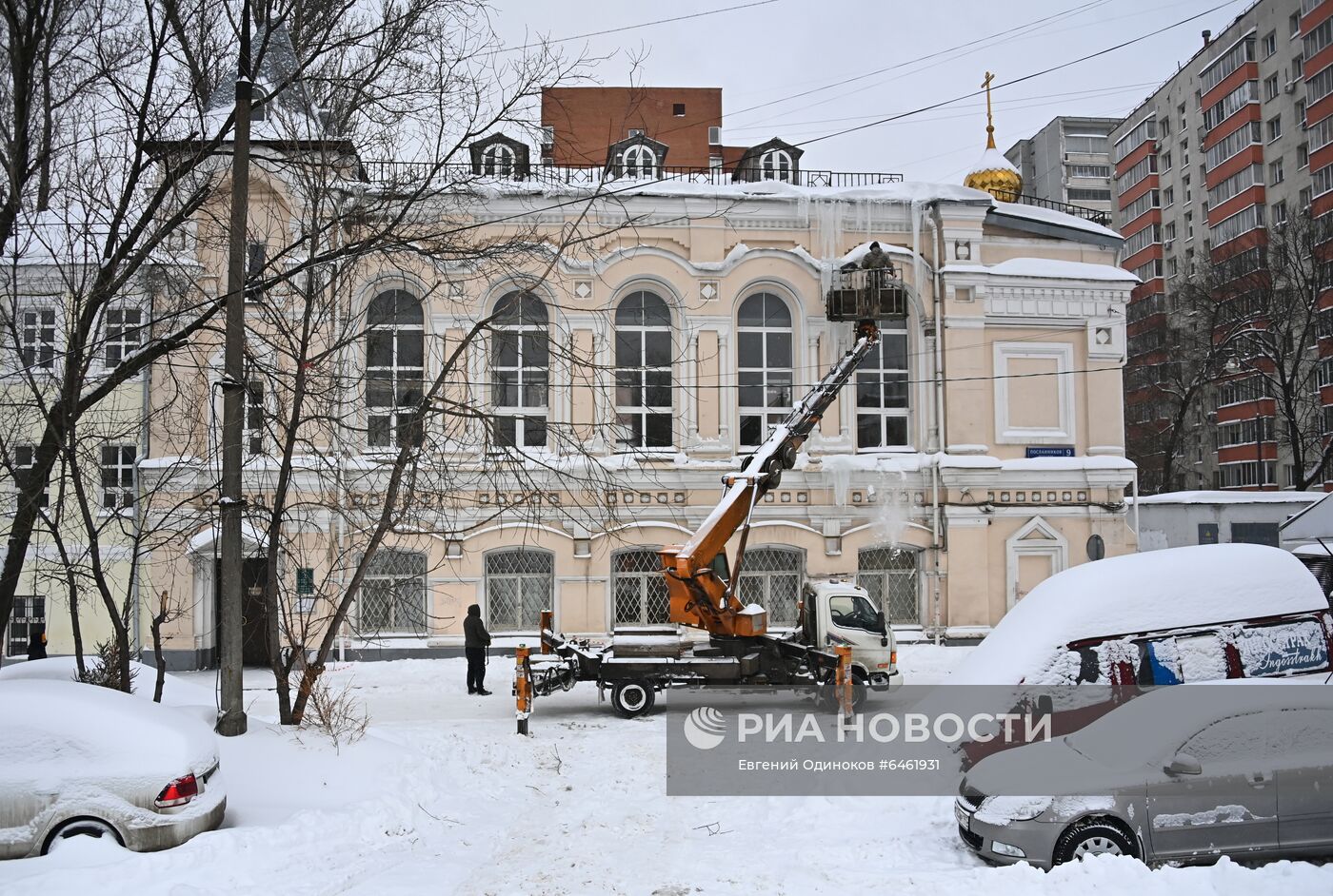 Снегопад в Москве