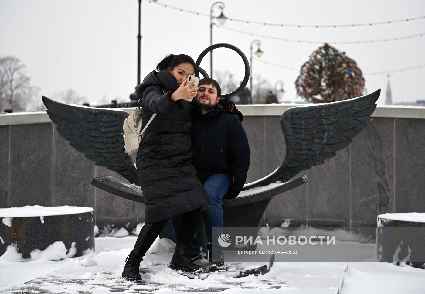 Празднование Дня всех влюбленных в Москве