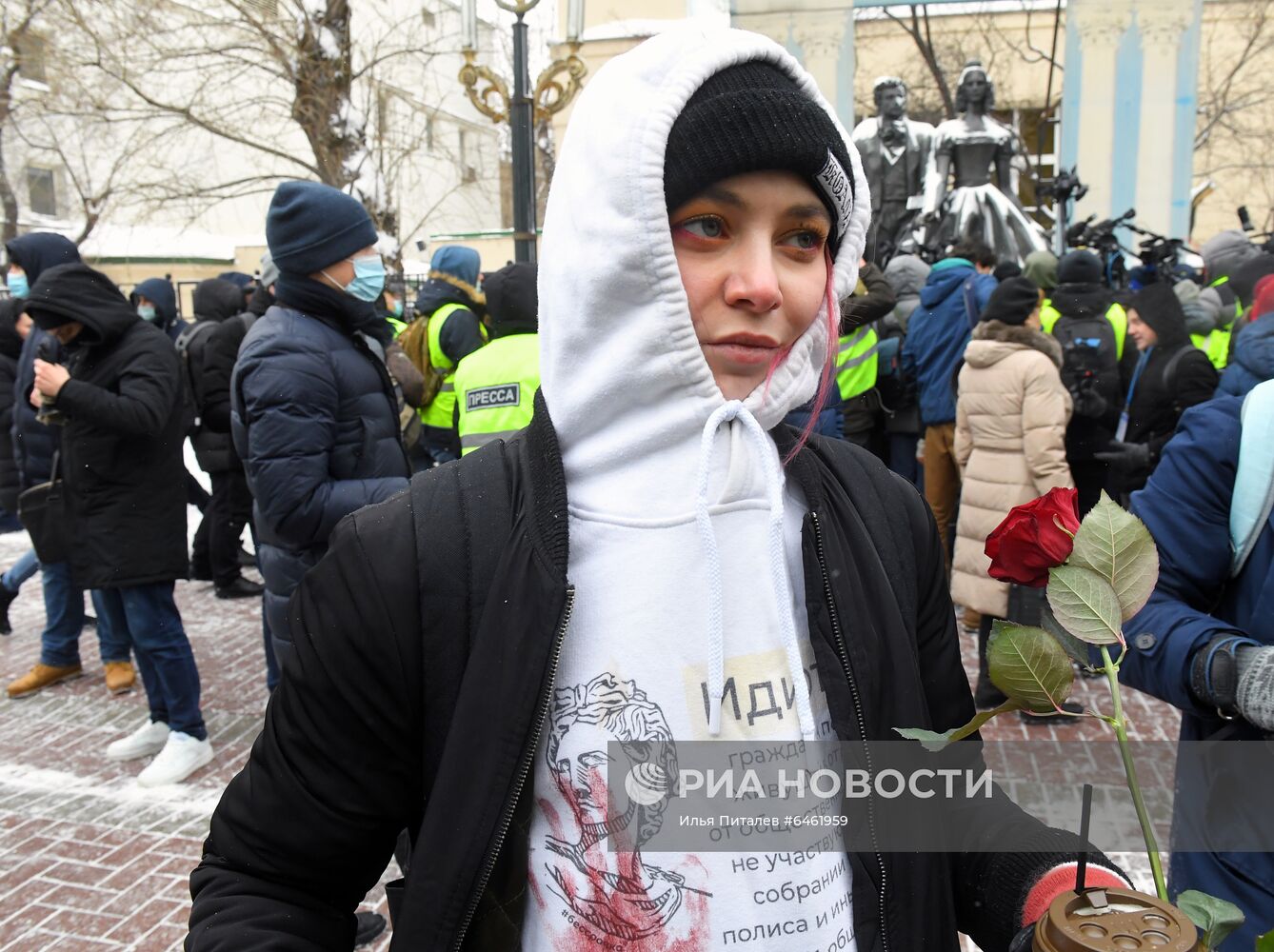 Акция "Цепь солидарности" в поддержку политзаключенных