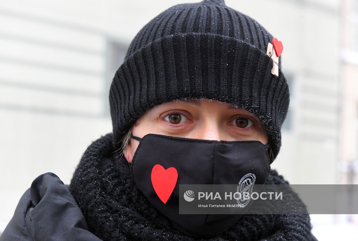 Акция "Цепь солидарности" в поддержку политзаключенных