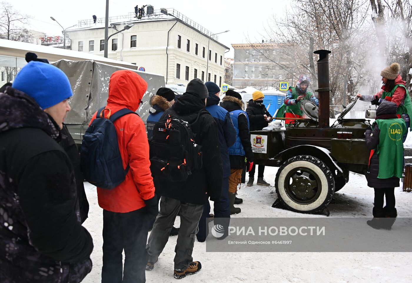 Снегопад в Москве