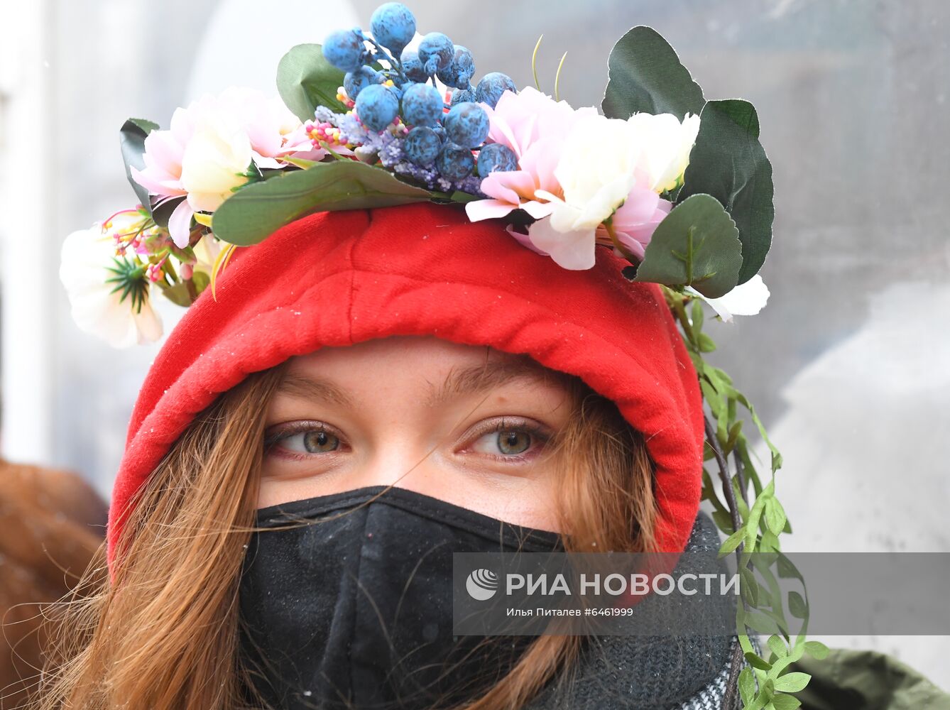 Акция "Цепь солидарности" в поддержку политзаключенных