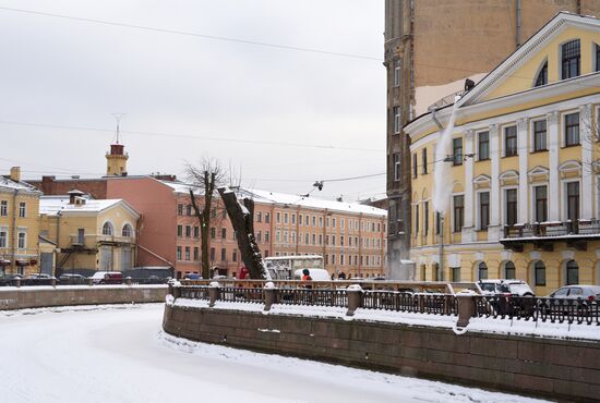 Зима в Санкт-Петербурге