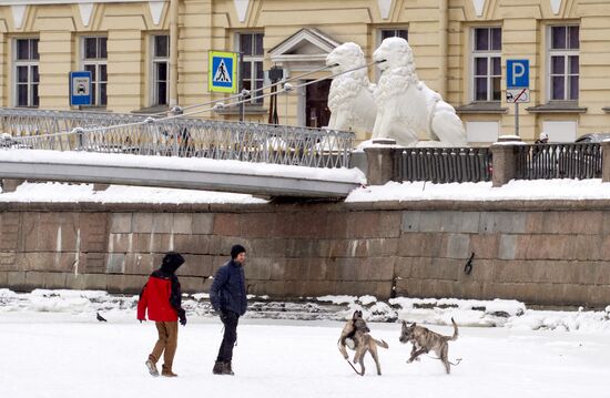 Зима в Санкт-Петербурге