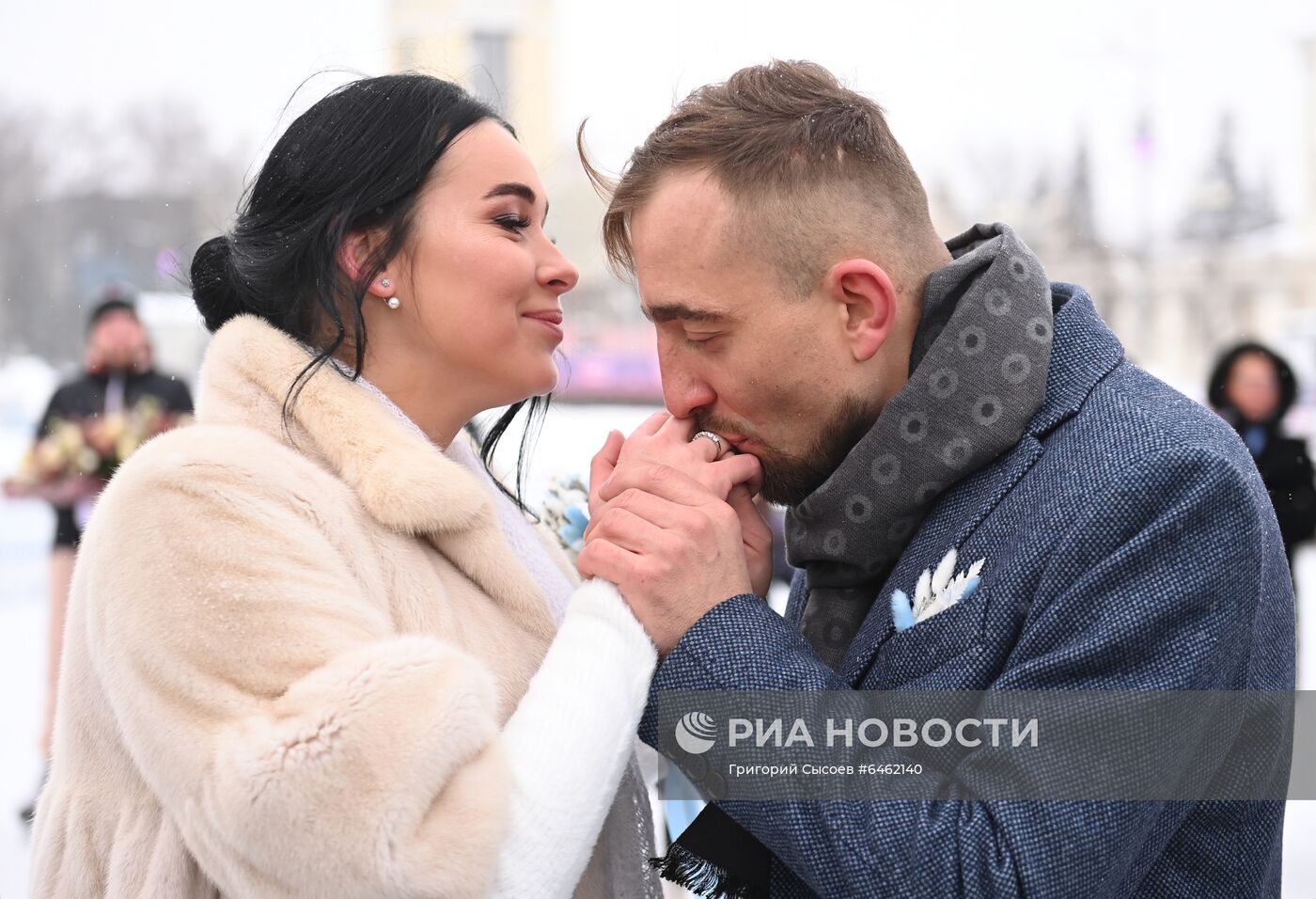 Празднование Дня всех влюбленных в Москве