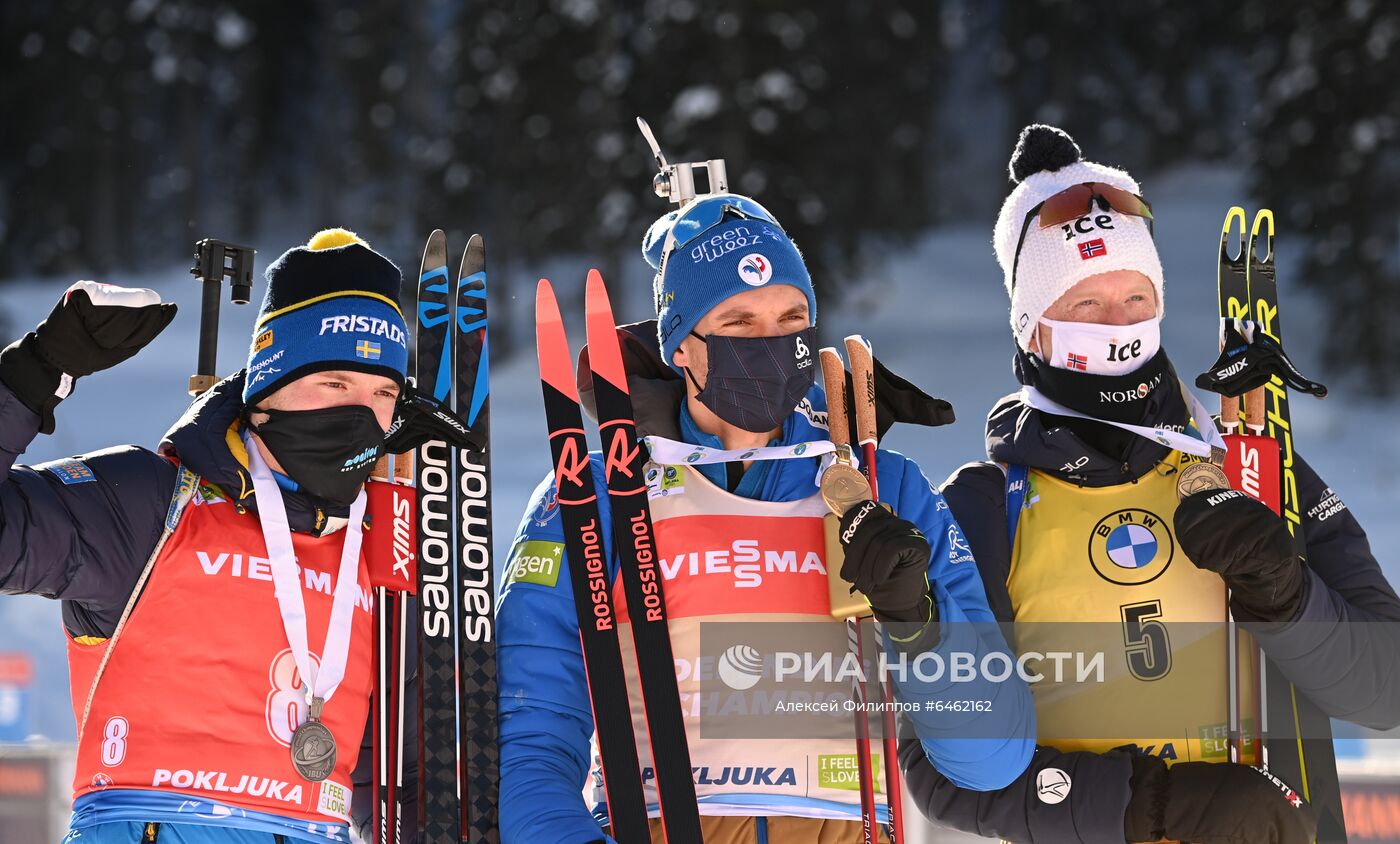 Биатлон. Чемпионат мира. Мужчины. Гонка преследования