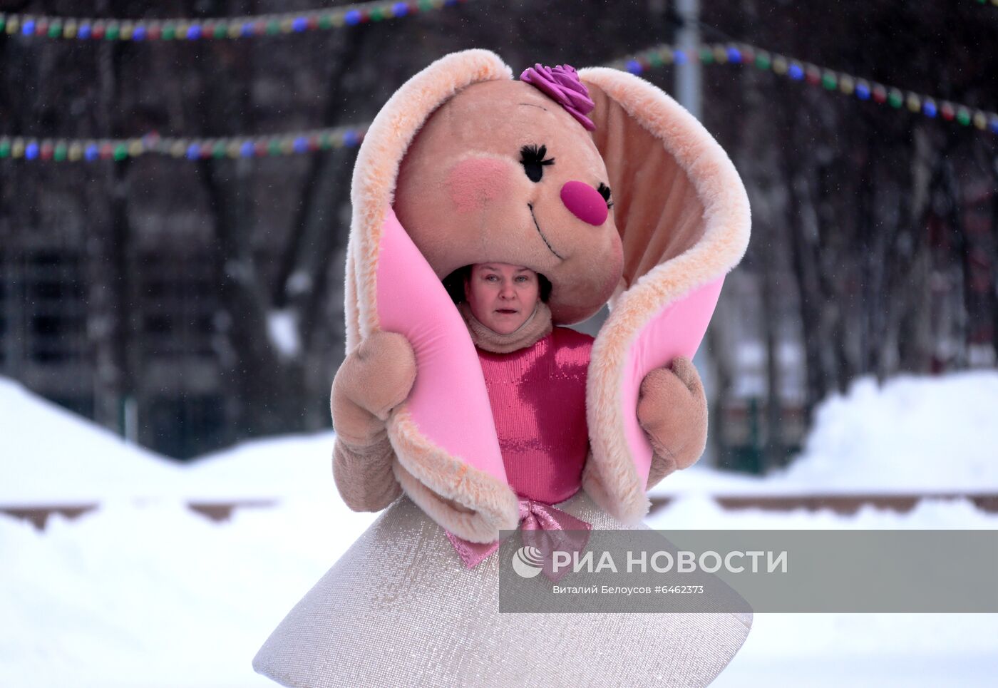 Празднование Дня всех влюбленных в Москве