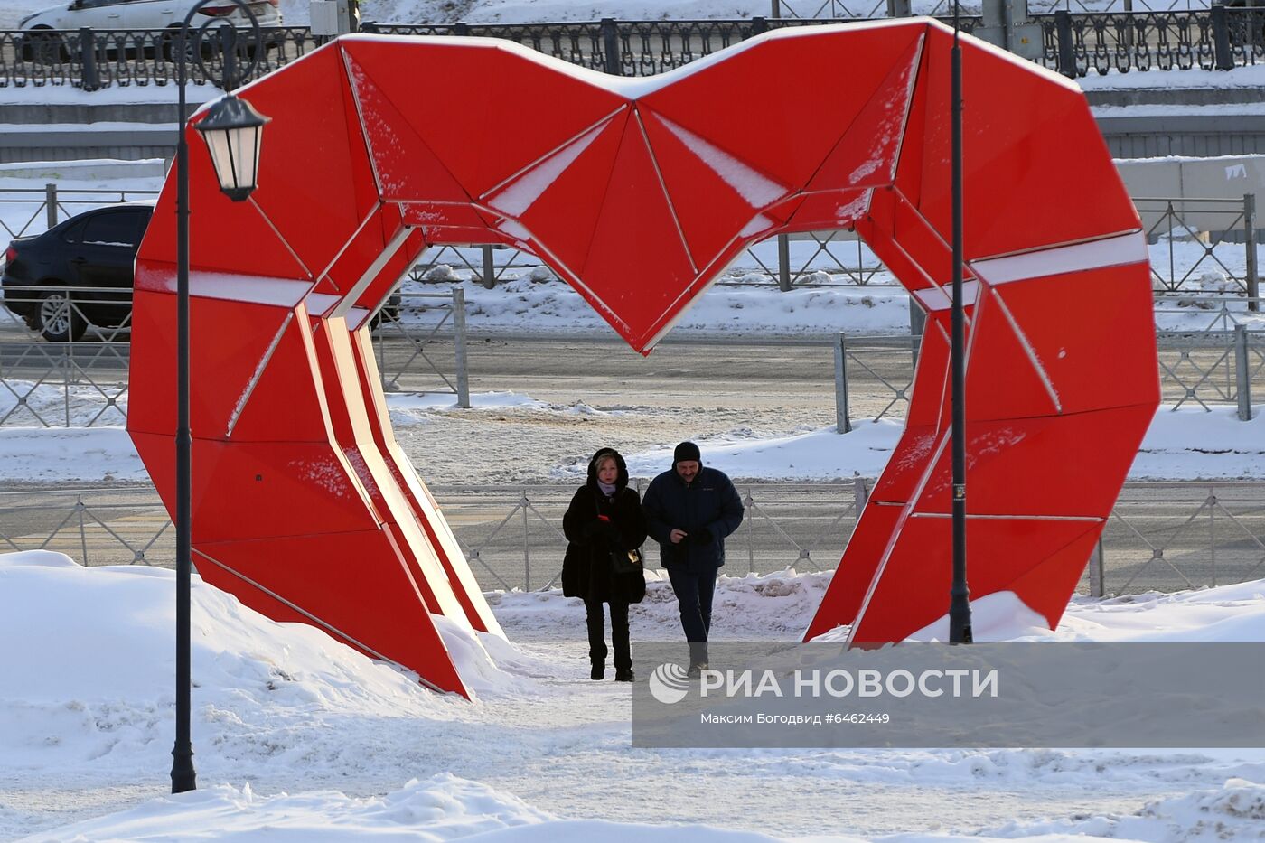 Празднование Дня всех влюбленных в Казани