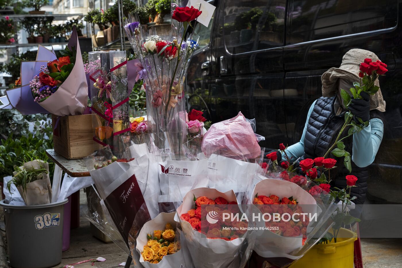 Празднование Дня всех влюбленных в Гонконге