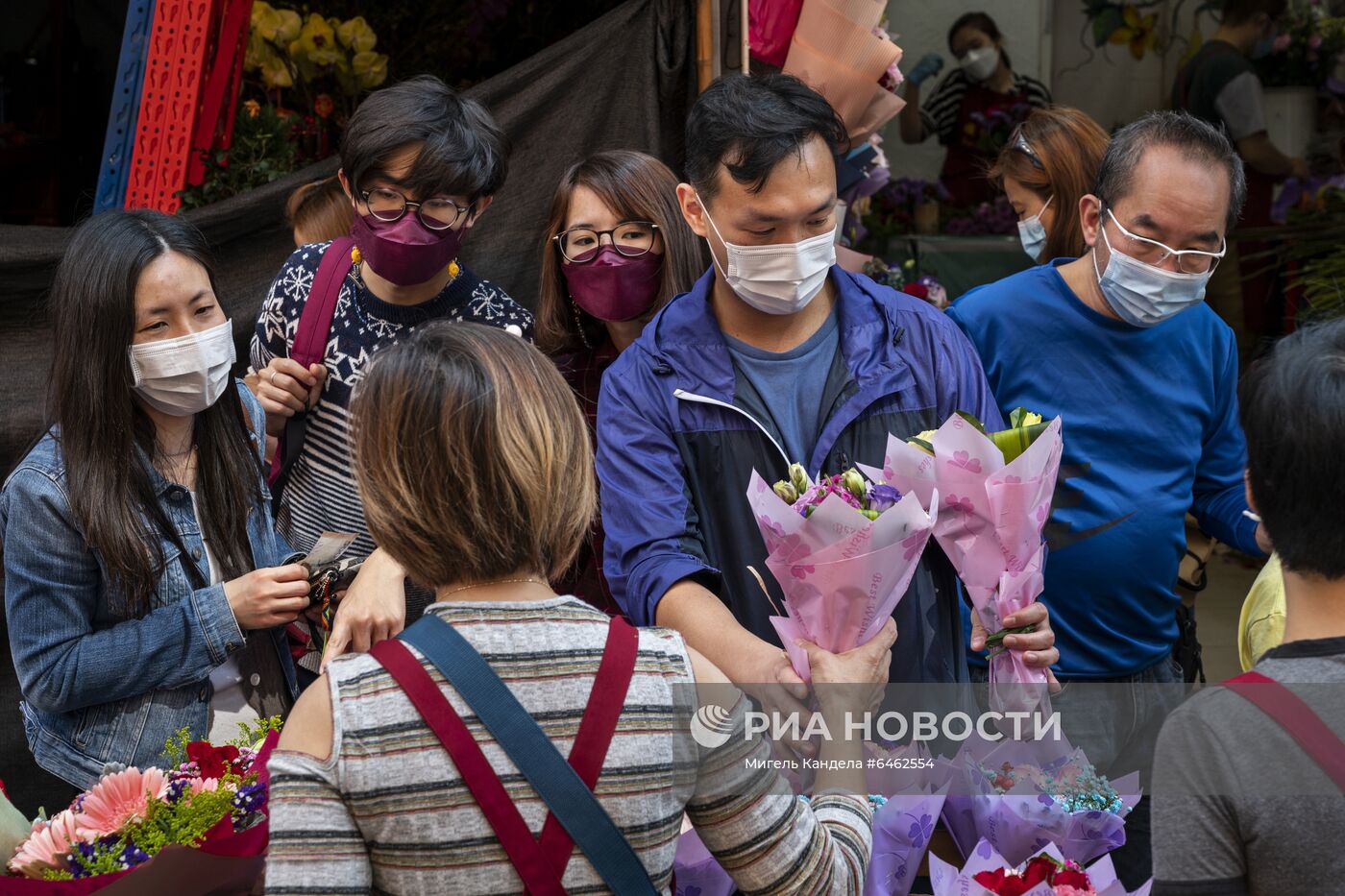 Празднование Дня всех влюбленных в Гонконге