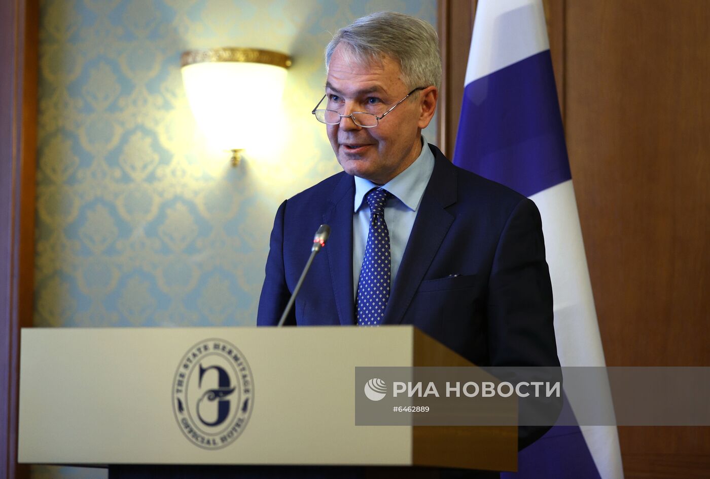 Встреча глав МИД РФ и Финляндии С. Лаврова и П. Хаависто