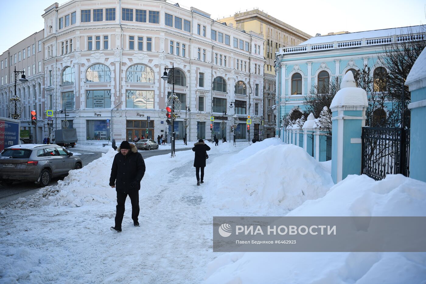 Последствия снегопада в Москве