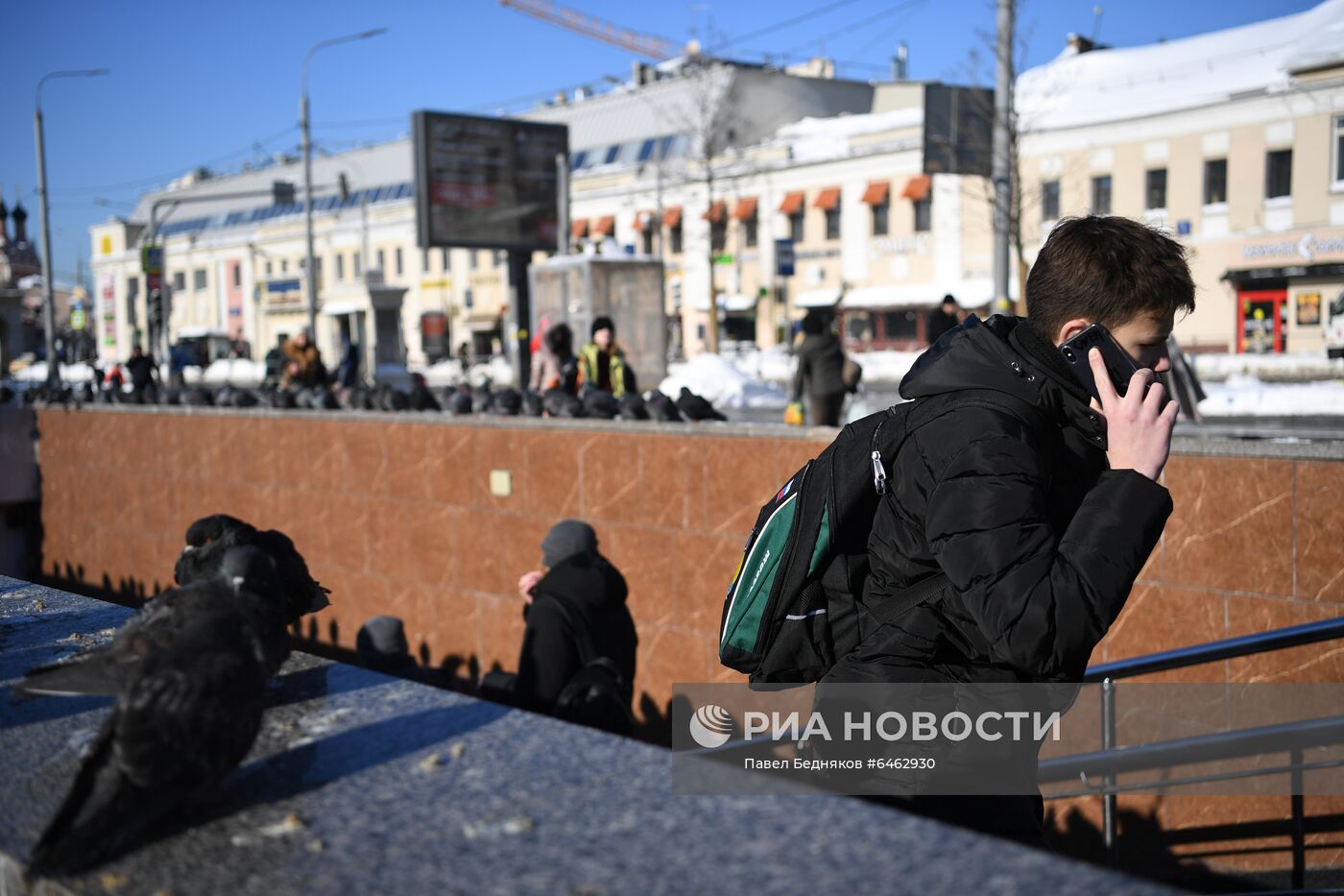 Последствия снегопада в Москве