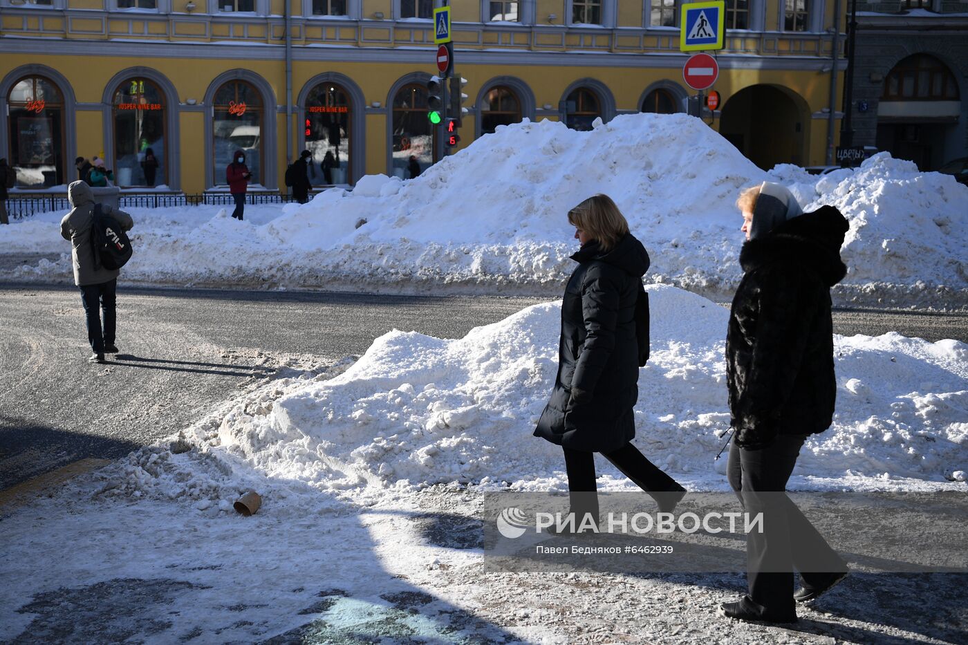 Последствия снегопада в Москве