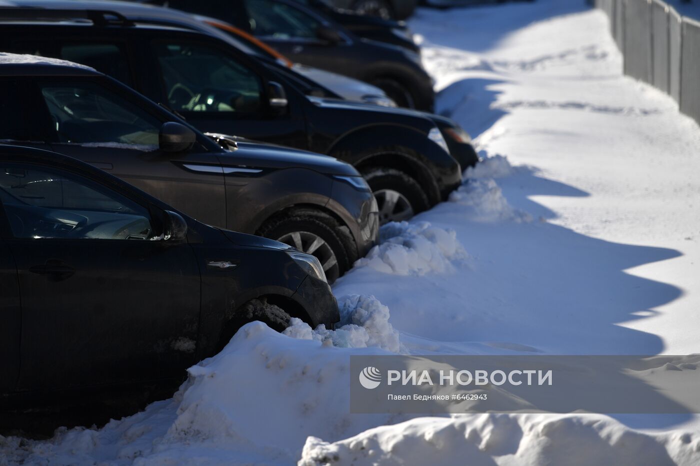 Последствия снегопада в Москве