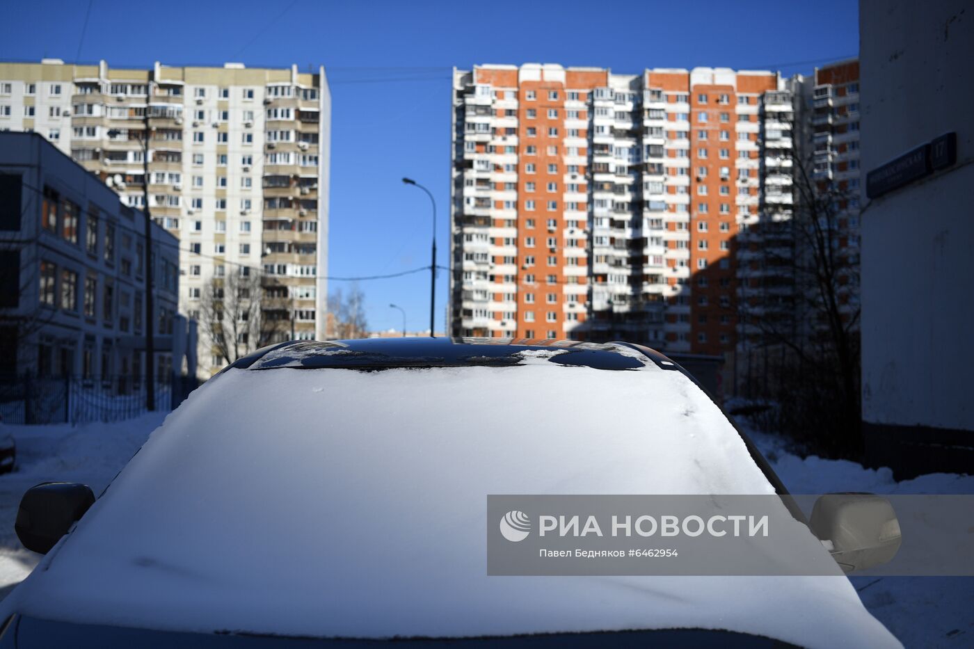 Последствия снегопада в Москве