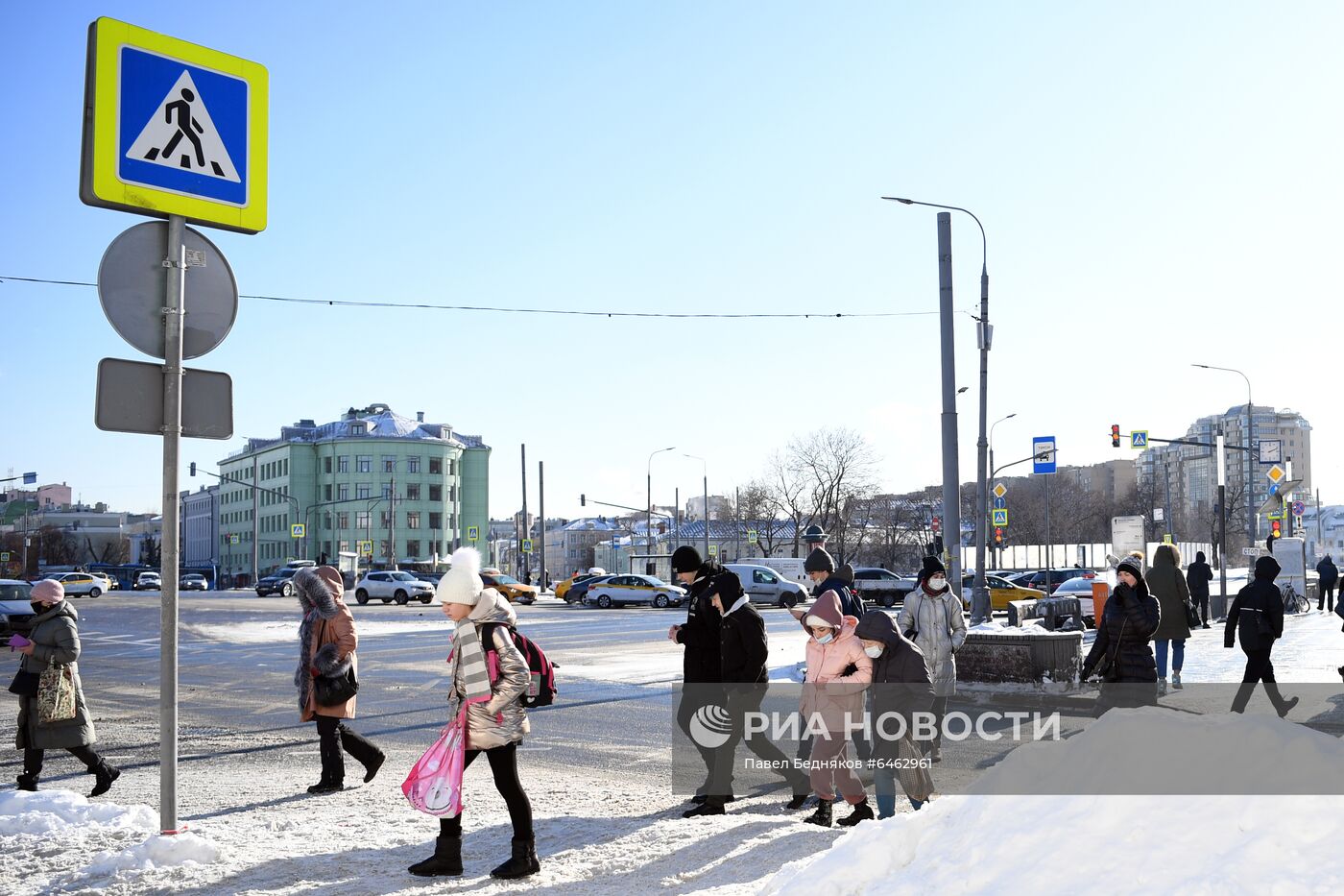 Последствия снегопада в Москве