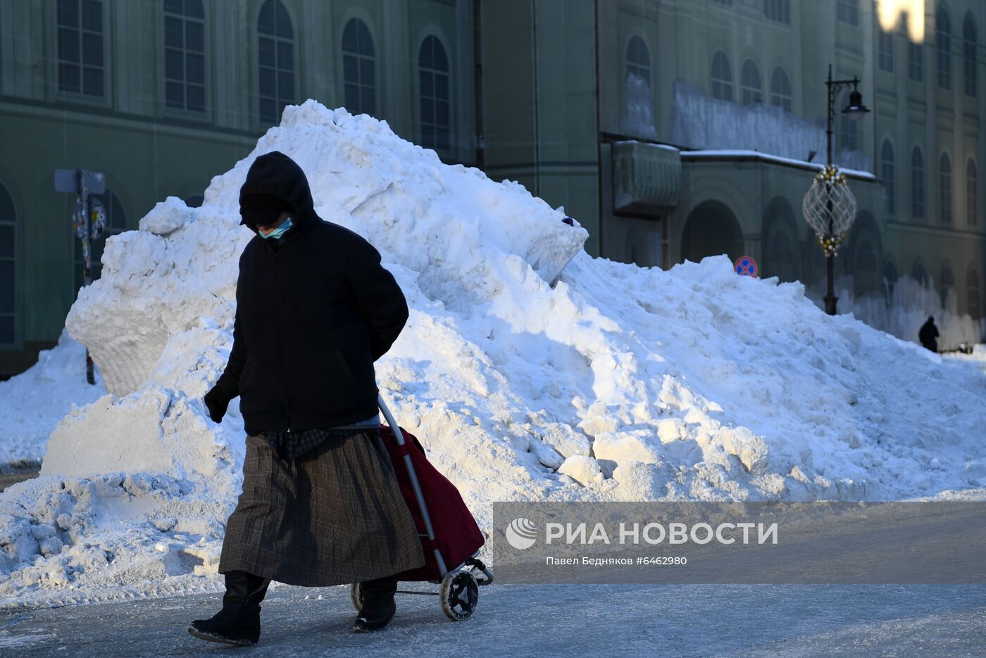 Последствия снегопада в Москве