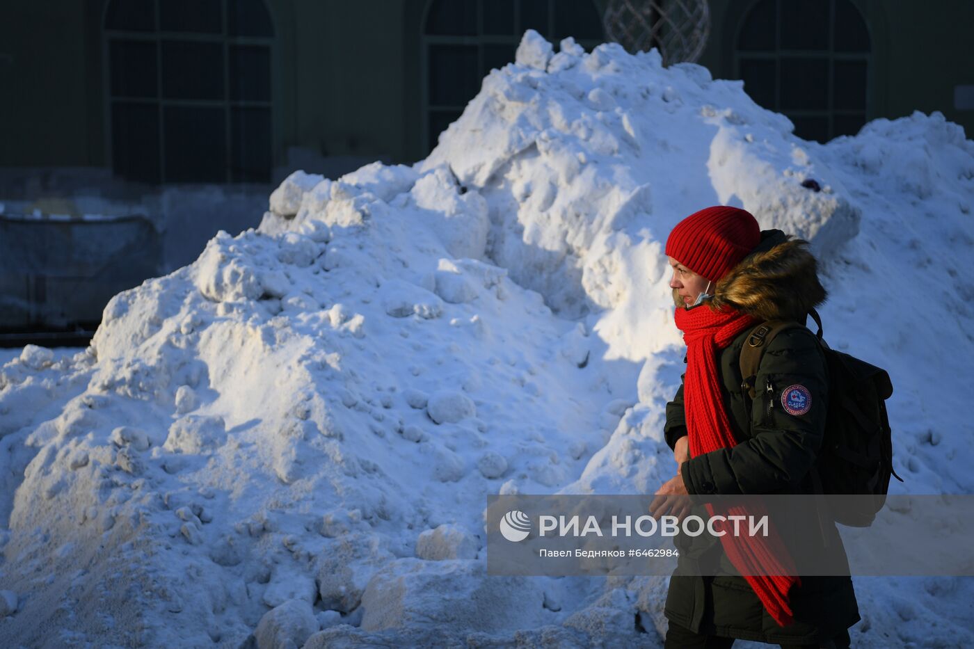 Последствия снегопада в Москве