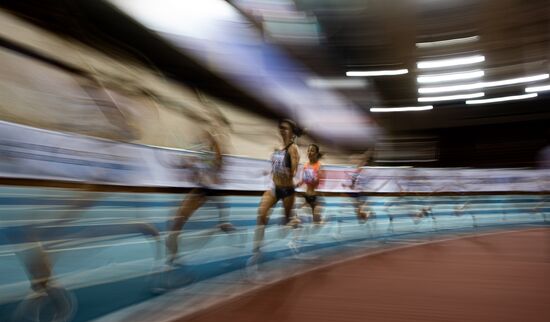 Легкая атлетика. Чемпионат России в помещении. Первый день