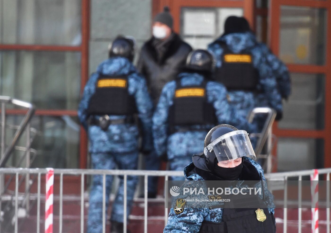 Заседание суда по делу А. Навального, обвиняемого в клевете в отношении ветерана