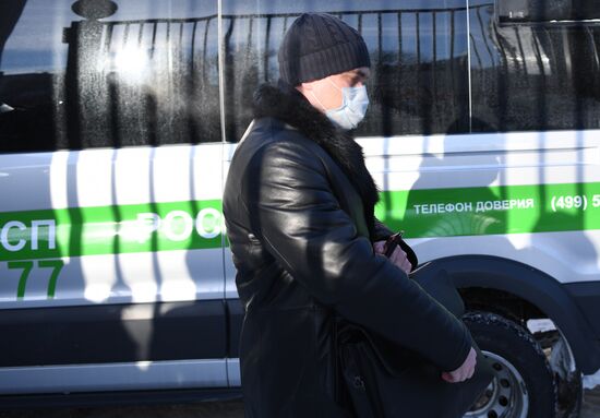 Заседание суда по делу А. Навального, обвиняемого в клевете в отношении ветерана