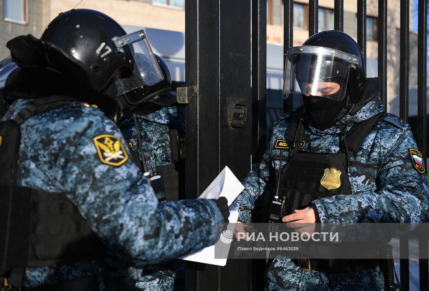 Заседание суда по делу А. Навального, обвиняемого в клевете в отношении ветерана