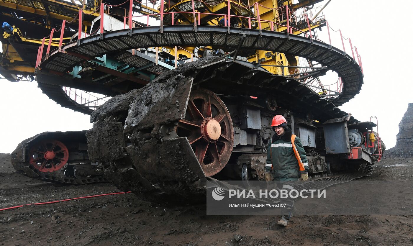 Бородинский угольный разрез в Красноярском крае