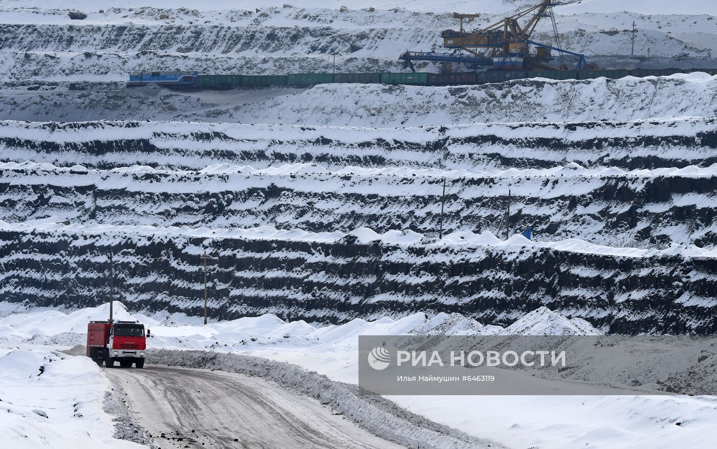 Бородинский угольный разрез в Красноярском крае