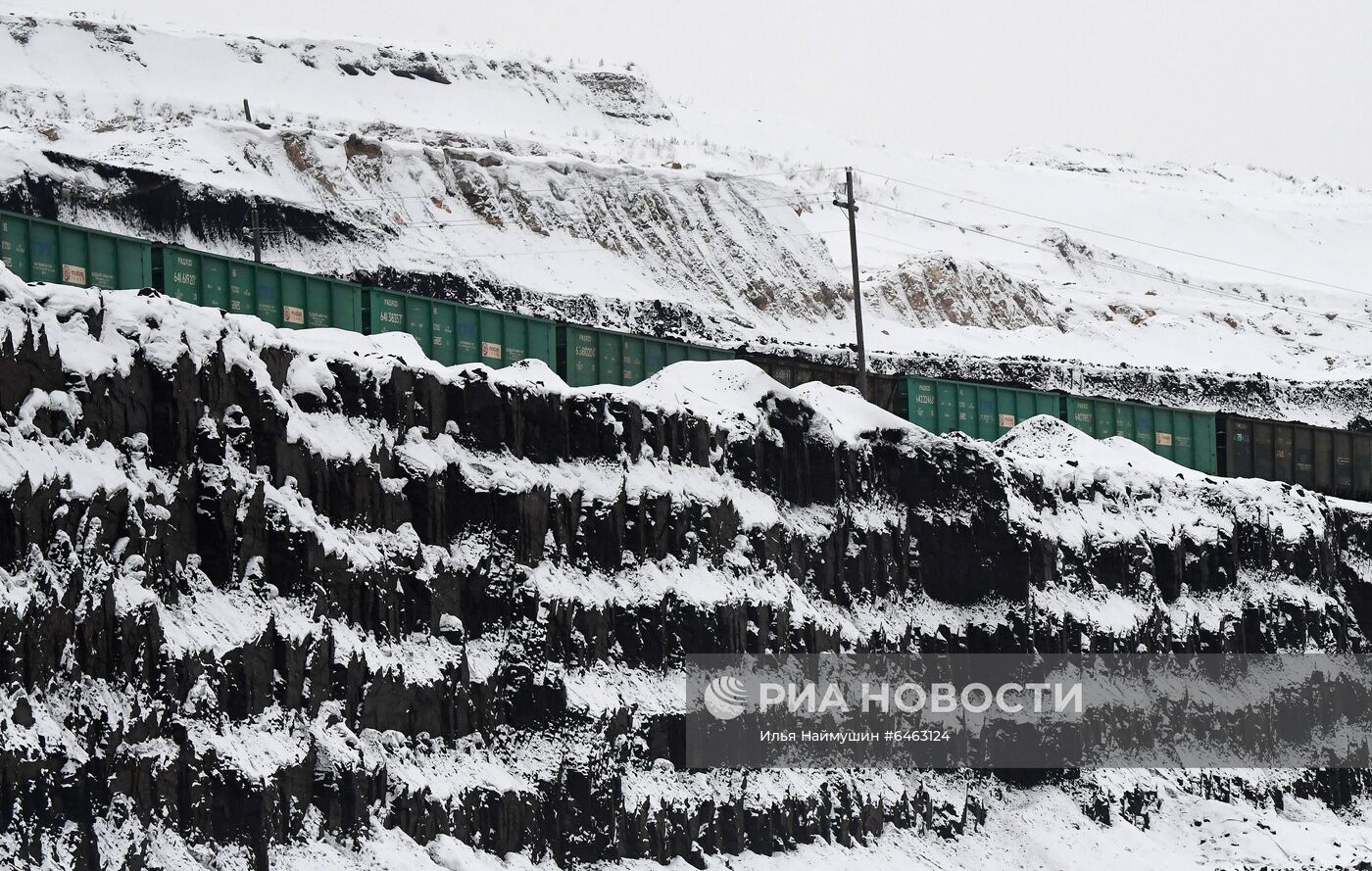 Бородинский угольный разрез в Красноярском крае