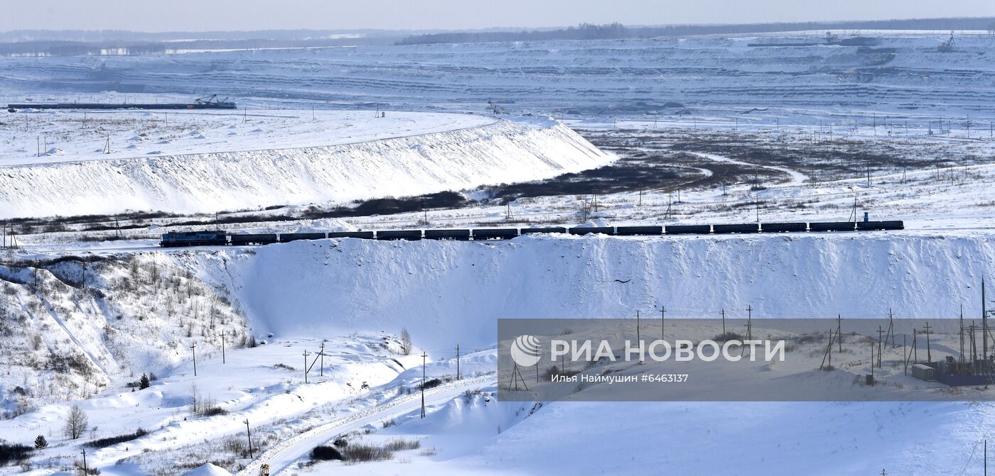 Бородинский угольный разрез в Красноярском крае