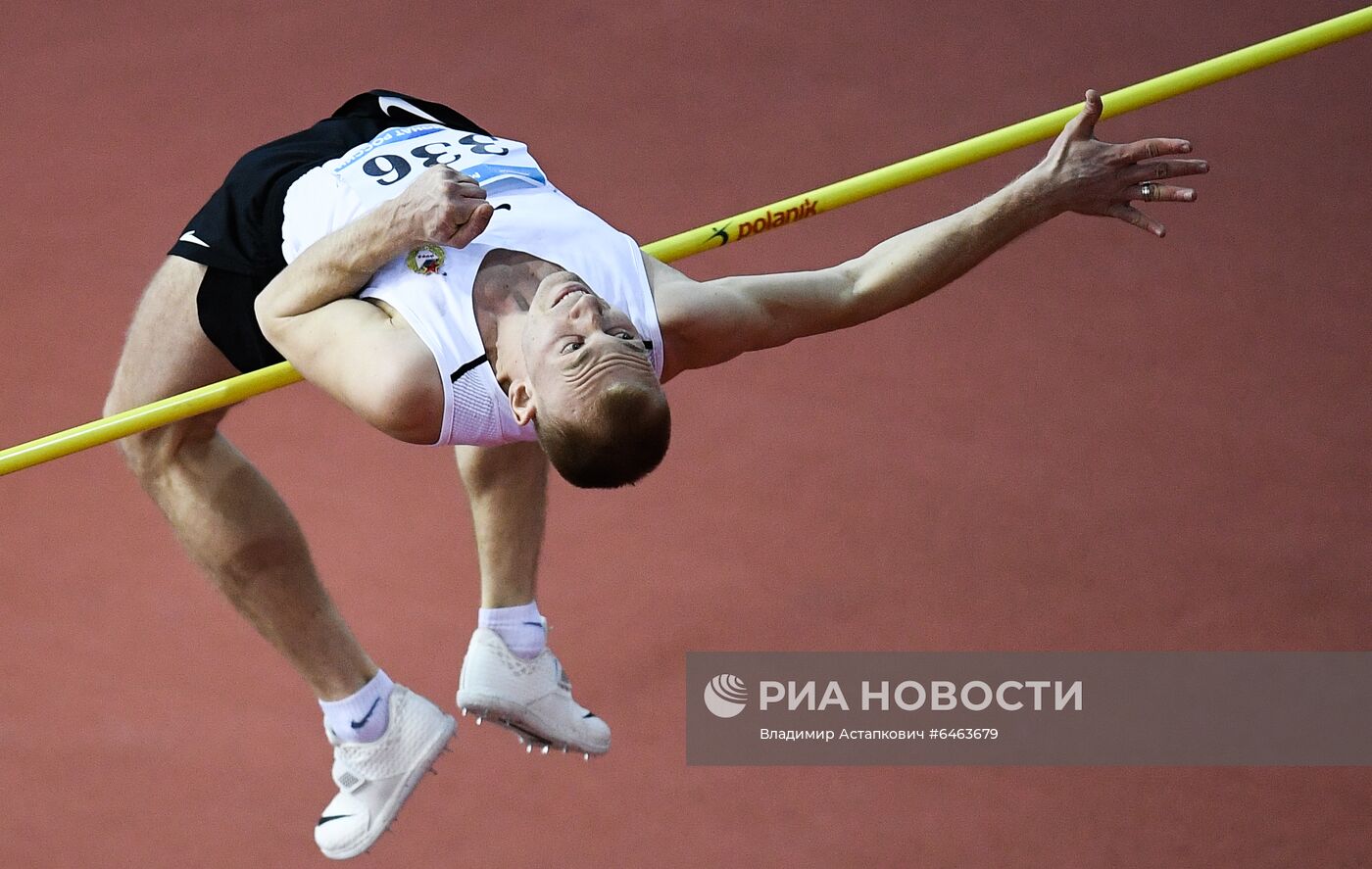 Легкая атлетика. Чемпионат России в помещении. Второй день