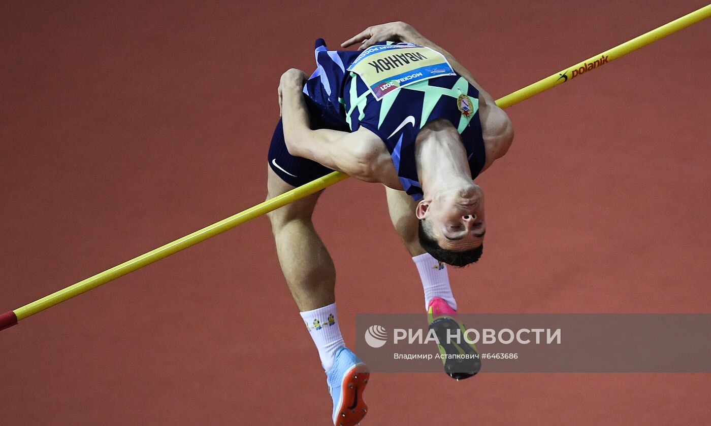 Легкая атлетика. Чемпионат России в помещении. Второй день