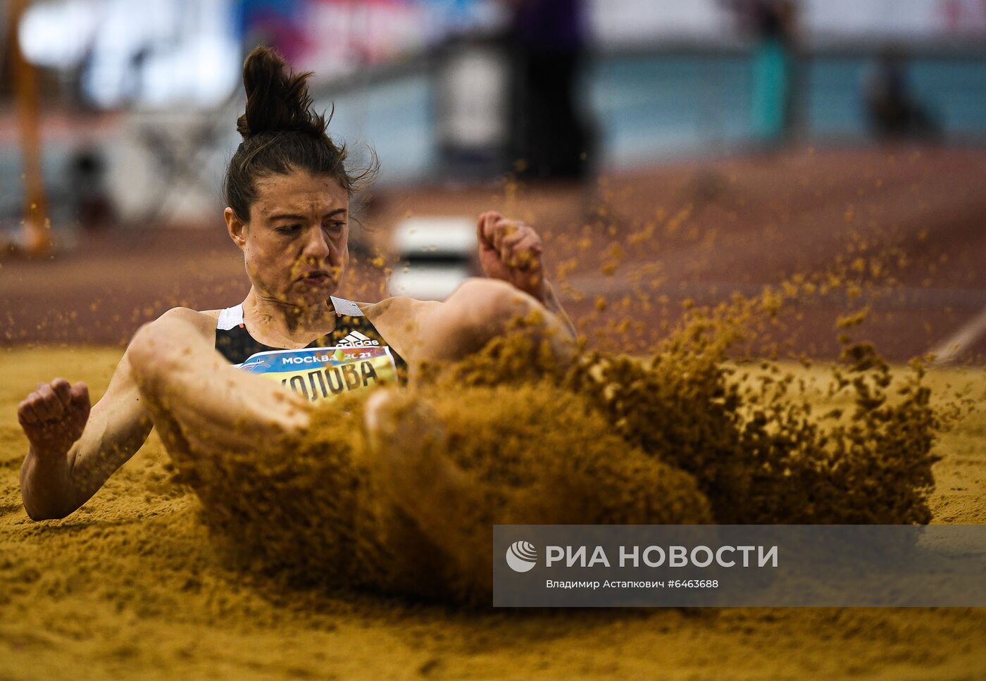 Легкая атлетика. Чемпионат России в помещении. Второй день