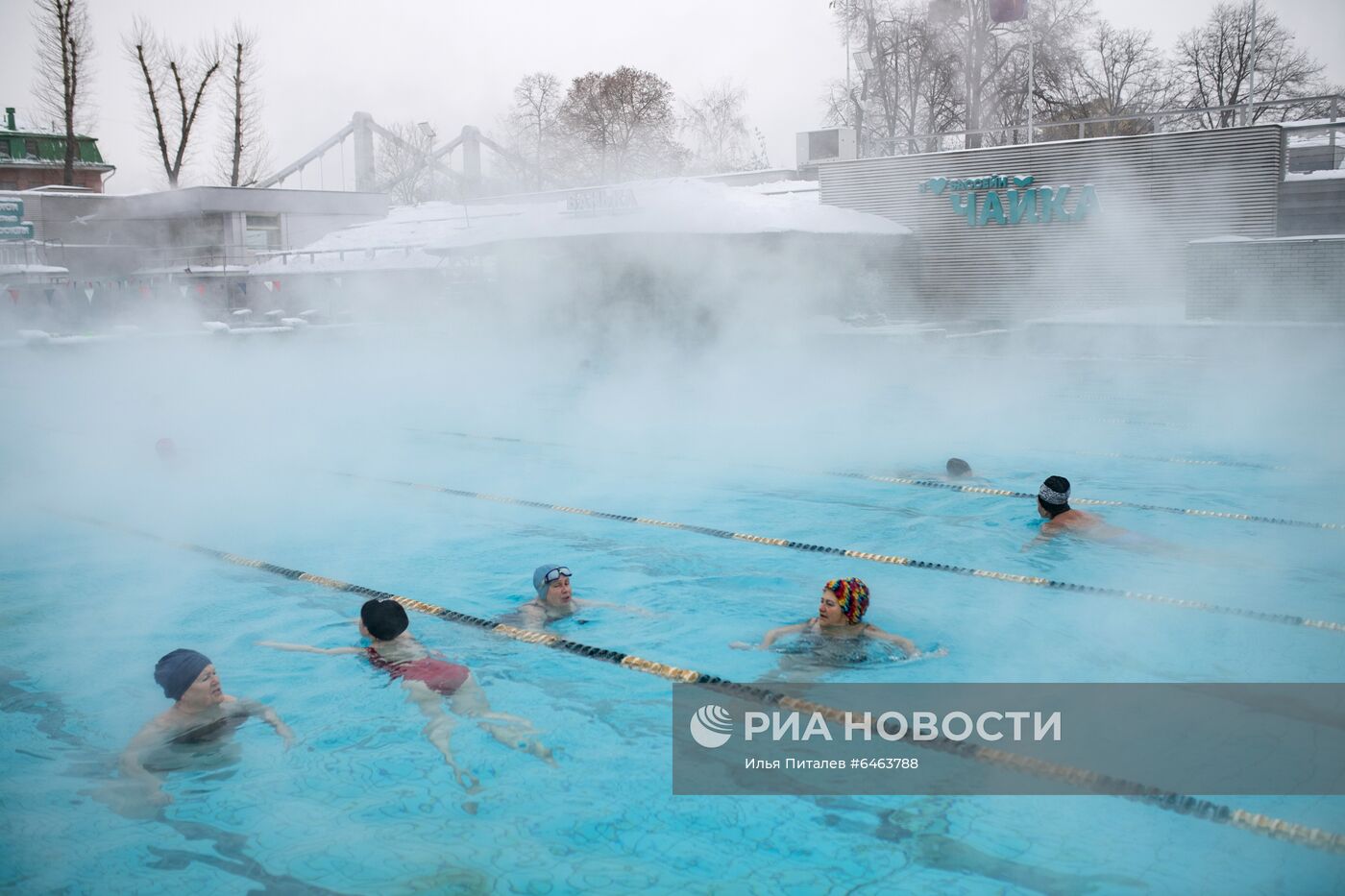 Работа бассейна "Чайка"