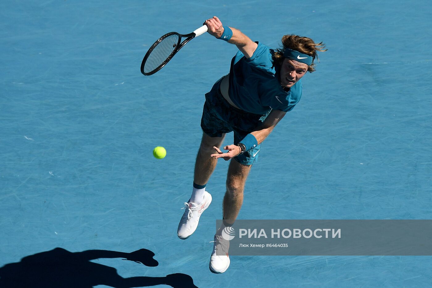 Теннис. Открытый чемпионат Австралии - 2021. Матч А. Рублев - Д. Медведев