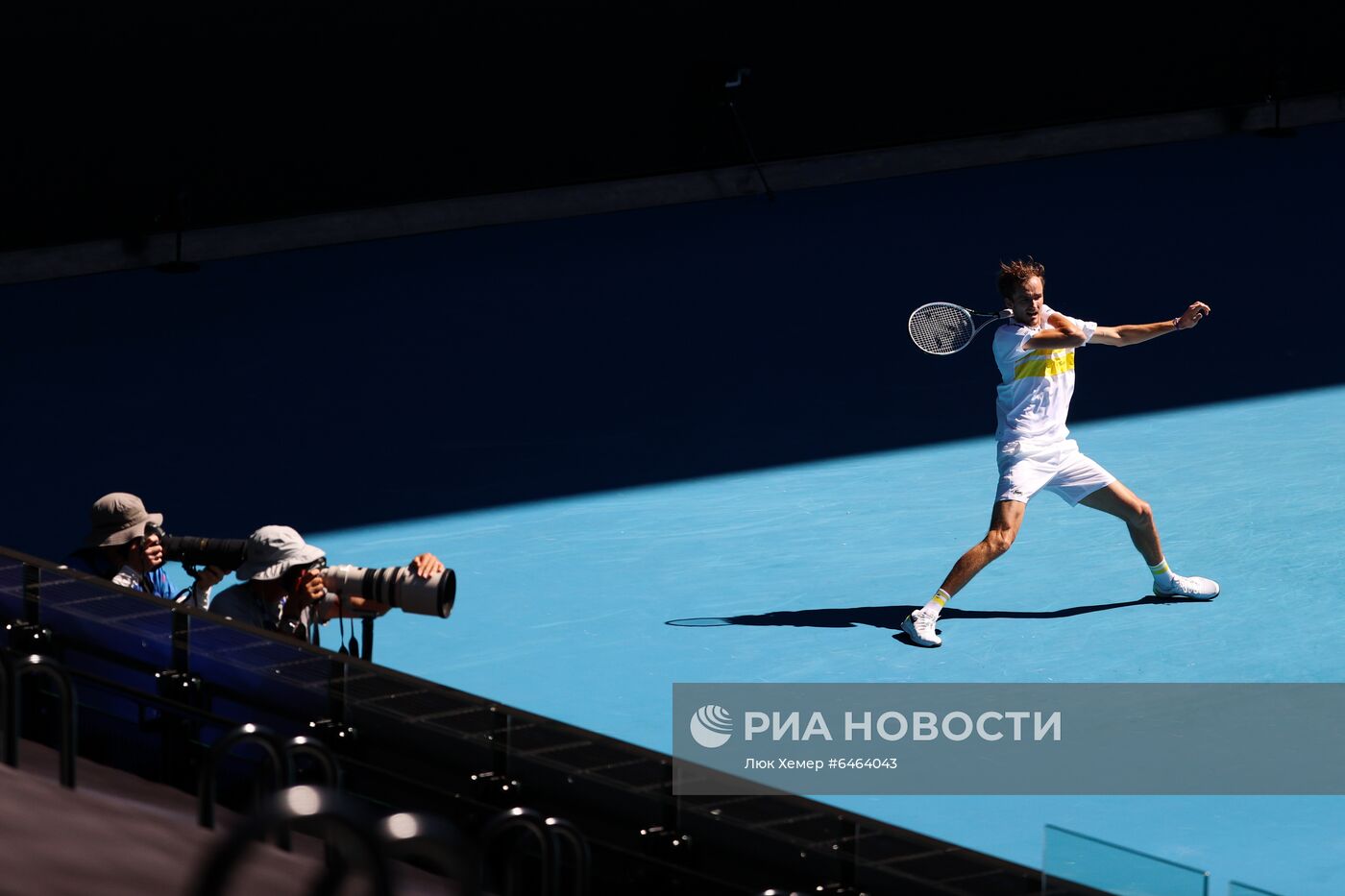 Теннис. Открытый чемпионат Австралии - 2021. Матч А. Рублев - Д. Медведев