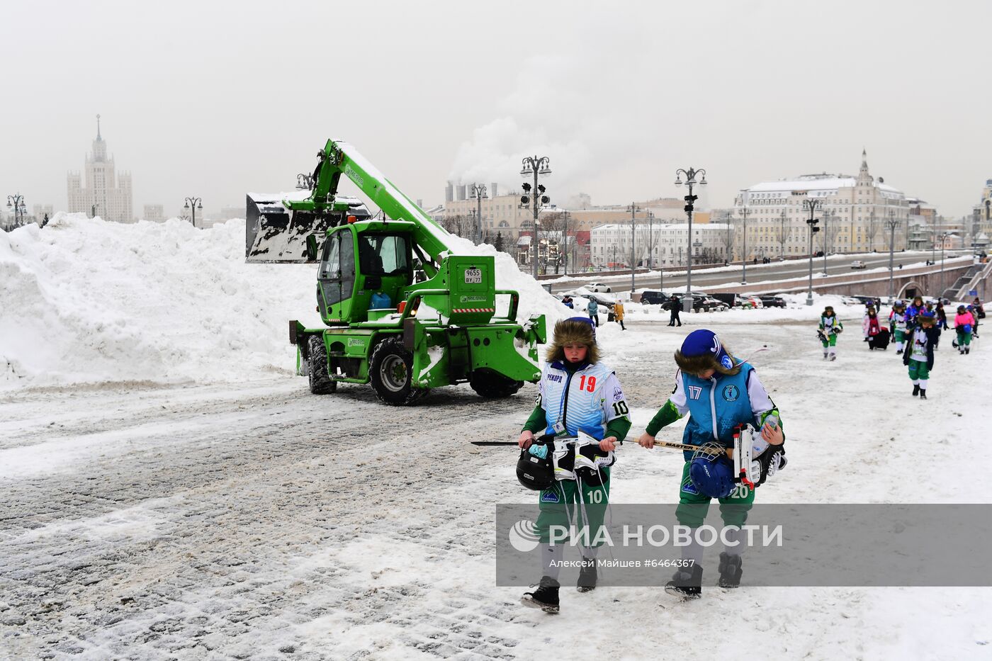 Последствия снегопада в Москве