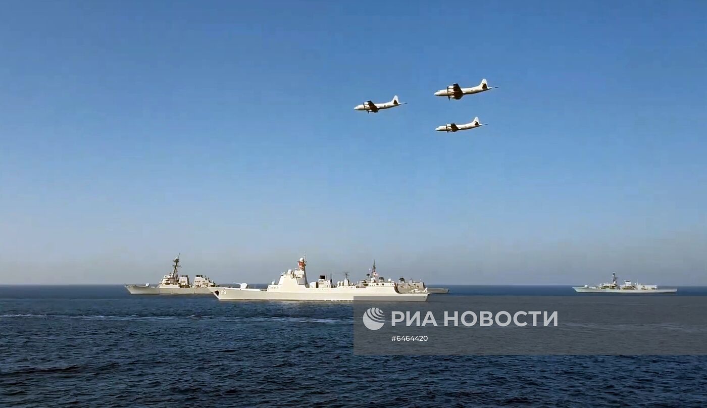 Военно-морские учения AMAN 2021 в Аравийском море