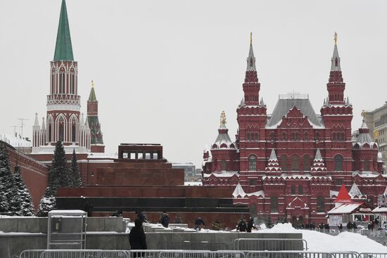 Последствия снегопада в Москве