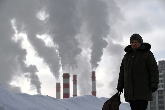 Последствия снегопада в Москве